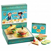 Сюжетно-ролевая игра Сэндвичи от Эмиля и Олив, 06620 Djeco