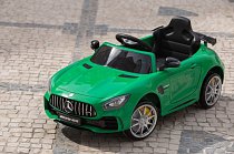 Электромобиль - Mercedes-Benz GTR, зеленый, свет и звук, Toyland, HL288 З