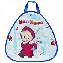 Ледянка 1toy Маша и Медведь 52 см, треугольная, Т10661