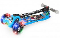 Складной трехколесный самокат Small Rider Space Race (голубой), SpaceBlue