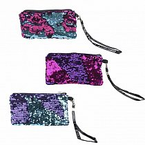 Косметичка Lukky с пайетками и ремешком,  1toy, Т16302