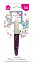 Lukky Тушь для волос фиолетовая с крупными блёстками разной формы Т18909