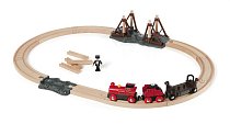 Набор с паровозом и строящимся мостом BRIO 33030