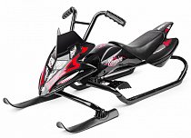 Снегокат-снегоход Small Rider Scorpion DUO, две лыжи спереди (черный с красным), 1643218