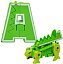Alpha Lingvo Zoo трансбот Зообот трансформер, Стегозавр буква A, 1Toy