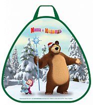 Ледянка 1toy Маша и Медведь, 52х50 см, треугольная, Т14005