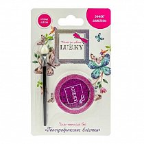 Lukky Гель-тени для век с блёстками и голографическими звёздочками Фуксия Т18882
