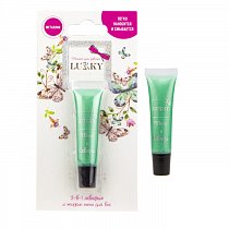 Аквагрим  и жидкие тени для век 2-в-1, металлик, зелёный цвет, Lukky, Т16745