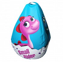 Мешок-рюкзак-подушка, спинка для тюбингов ST4, Small Rider Bags Динозаврики (голубой)