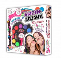 Набор – Прически из серии Lukky Бьюти-Дизайн с пудрой для волос, бусинами, резинками, спонжем в виде зажима и прибором для бусин, Lukky, Т16677