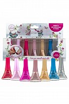 Набор из 7 лаков для ногтей Peel-off, 5,5 мл, 1toy, Т16760