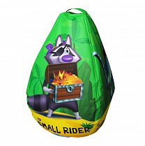 Мешок-рюкзак-подушка, спинка для тюбингов ST4, Small Rider Bags Пираты (зеленый)